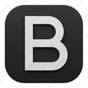 bold, app, stroke, mobile, phone, universal, general, text