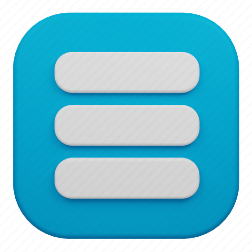 Menu, app, options, application, ui, nav, list icon - Download on Iconfinder