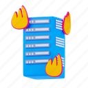 burn, server, error, database, broken, data, corrupt
