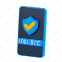 secure, blockchain, verified, cryptocurrency, mobile, app, safety, wallet