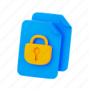 secured, file, folder, protection, locked, document