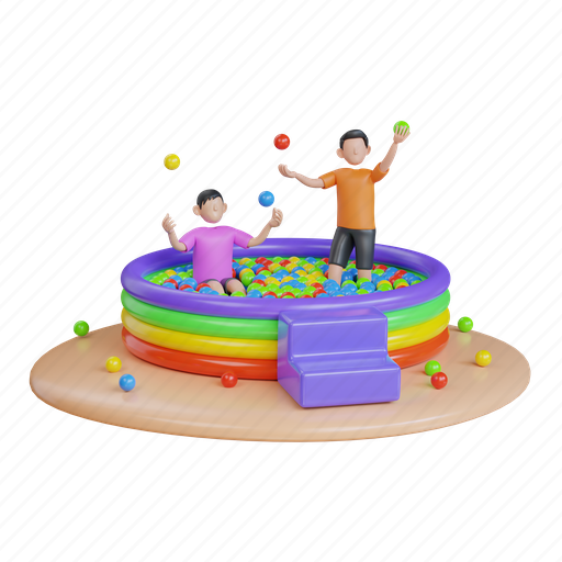 Kids, playground, ball, pit, small, baby, party icon - Download on Iconfinder