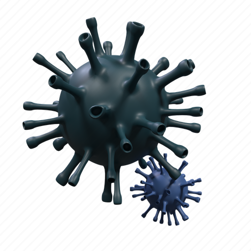 Virus, infection, bacteria, malware, protection, security, antivirus 3D illustration - Download on Iconfinder