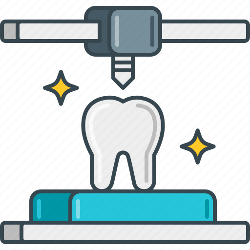 Dental, models, 3d, dentist, printed, printing, tooth icon - Download on Iconfinder
