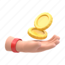 hand, coin, gesture, touch, finance, currency, cash, finger, business 