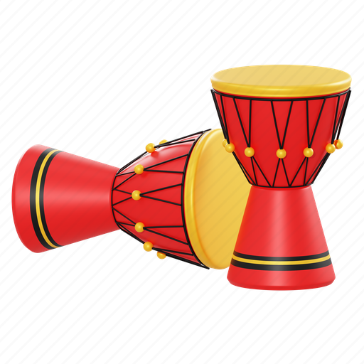 Kendang, drum, music, instrument, sound, audio, song 3D illustration - Download on Iconfinder