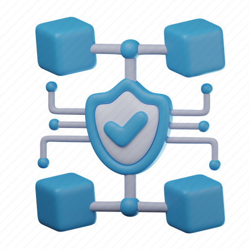 Secure, blockchain, verified, cryptocurrency, transaction, system, safety icon - Download on Iconfinder