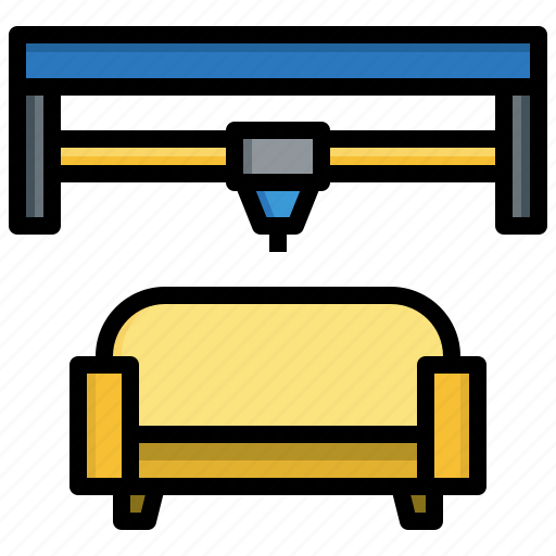 Furniture, printer, equipment, electronics, chair, interior icon - Download on Iconfinder