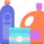 materials, jar, detergent, bottle 