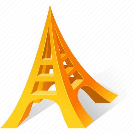 Model, tower, eiffel, gold icon - Download on Iconfinder