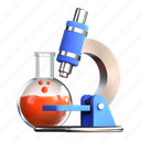 research, laboratory, chemical, flask 