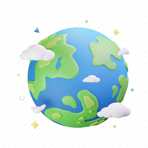 Earth, galaxy, universe, space 3D illustration - Download on Iconfinder