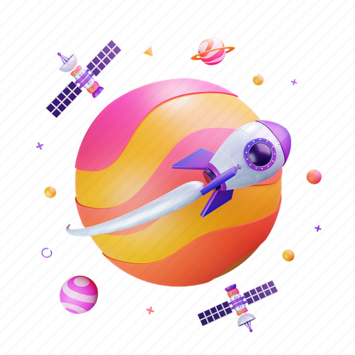 Space, galaxy, universe 3D illustration - Download on Iconfinder