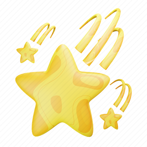 Star, rating, award, winner 3D illustration - Download on Iconfinder