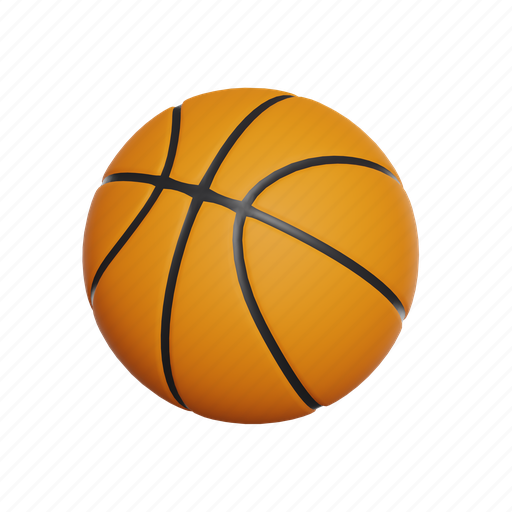 Basketball, ball, sport, equipment 3D illustration - Download on Iconfinder