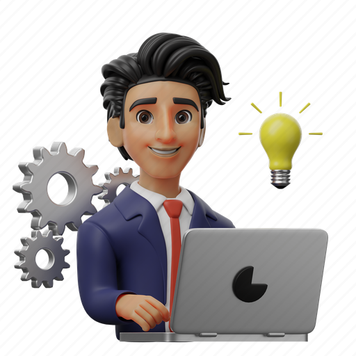 Entrepreneurship, startup, business, venture, new business, business plan, pitch 3D illustration - Download on Iconfinder