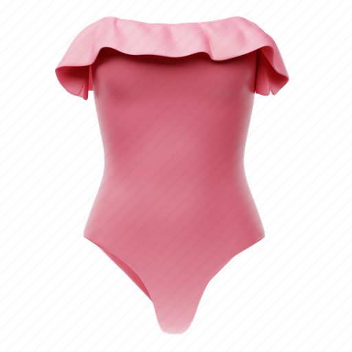 Swimsuit, swimming, suit, fashion, bikini, swimwear 3D illustration - Download on Iconfinder