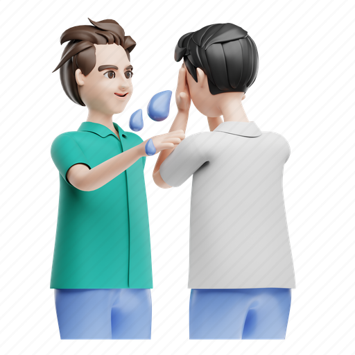 Emotional, support, theraphy, wellbeing, mental health, psychology, rehabilitation 3D illustration - Download on Iconfinder