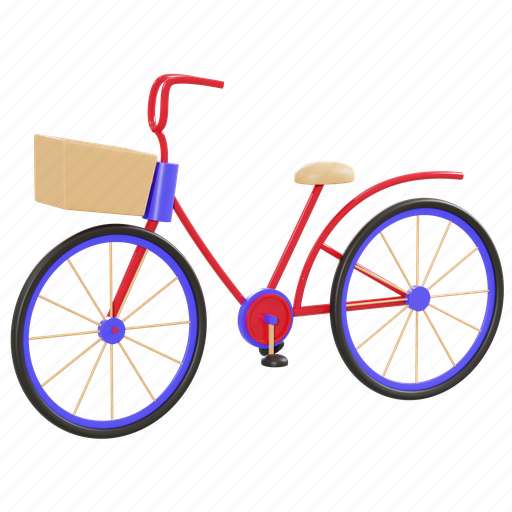 Bycycle, transportation, transport, vehicle, travel, sport, manual 3D illustration - Download on Iconfinder