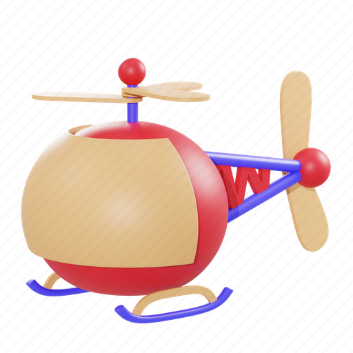 Helicopter, aircraft, chopper, flight, transportation, transport, vehicle 3D illustration - Download on Iconfinder