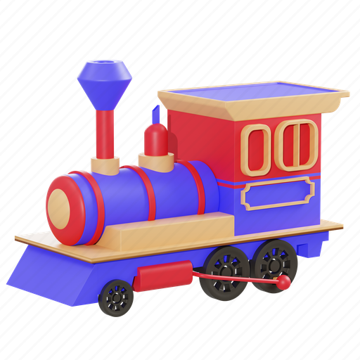 Old, train, railway, transport, vehicle, transportation, travel 3D illustration - Download on Iconfinder