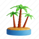 tropical, beach, vacation, relaxation, palm tree 