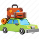 car, vehicle, transportation, travel, touring, trip, traveling, baggage