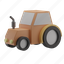 tractor, farmland, plantation, vehicle, travel, trip, transportation 