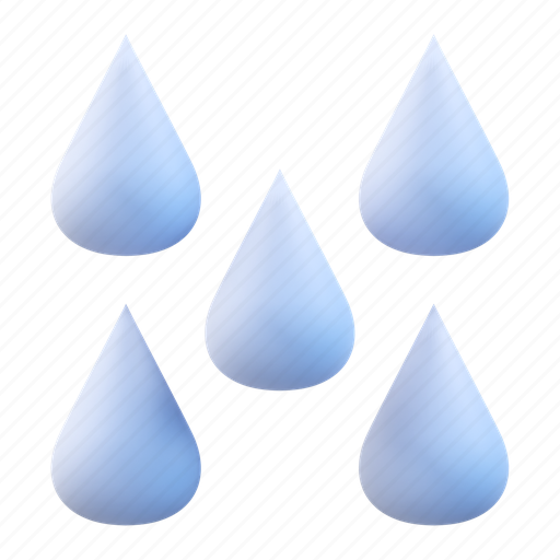 Rain, drop, weather, forecast, rainy, raining, water 3D illustration - Download on Iconfinder