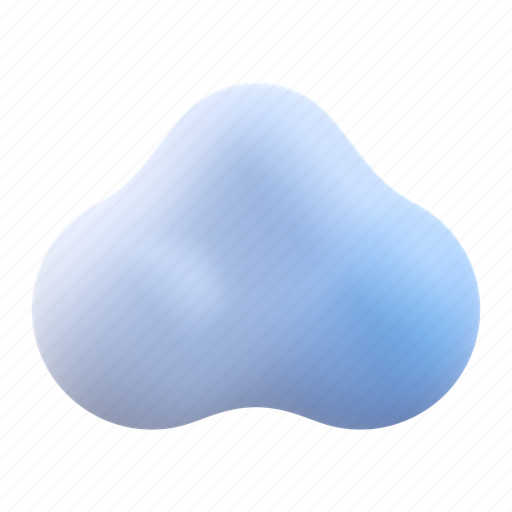 Cloud, cloudy, nature, weather, forecast, cloudy day 3D illustration - Download on Iconfinder