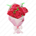 bouquet, roses, flower, romantic, decoration, floral