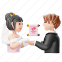 vows, promises, couple, bride, groom, romantic, wedding, marriage