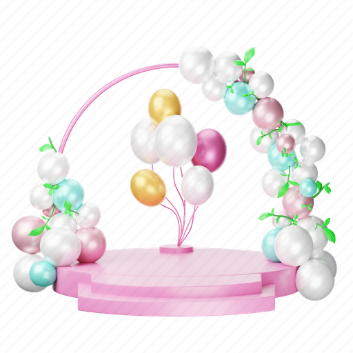 Wedding, balloons, ring, heart, decoration, celebration icon - Download on Iconfinder