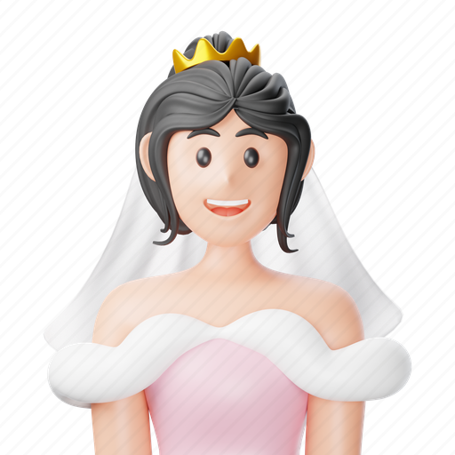 Bride, romance, woman, dress, heart, wedding icon - Download on Iconfinder