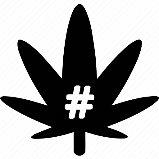 Marijuana, hashish, weed, cannabis, hashtag icon - Download on Iconfinder