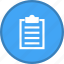 clipboard, document, paper, folder 