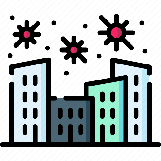 Buildings, city, infected, skyscraper, town, urban icon - Download on Iconfinder