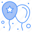 balloons, celebration, party, star, decoration 