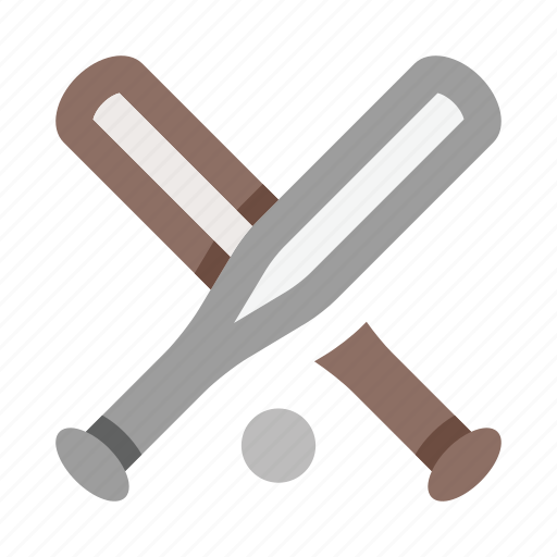 Baseball, ball, bat, game, sport, play, crossed icon - Download on Iconfinder
