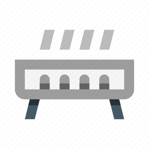 Grill, portable, stove, outdoor, picnic, cooking, tourism icon - Download on Iconfinder