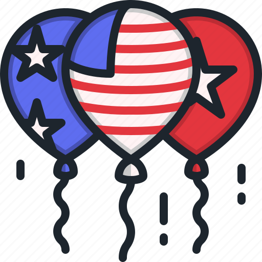 Balloon, of, july, party, decoration, celebration icon - Download on Iconfinder