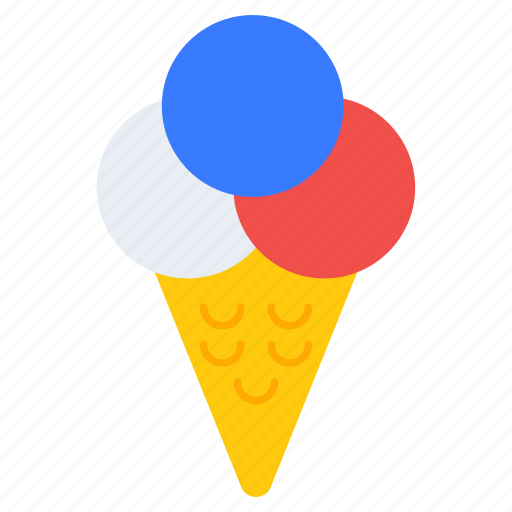 Gelato, ice cream, summer dessert, ice cream cone, ice cone icon - Download on Iconfinder