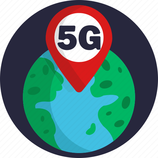 Location, 5g, network, technology, connection, communication, internet icon - Download on Iconfinder