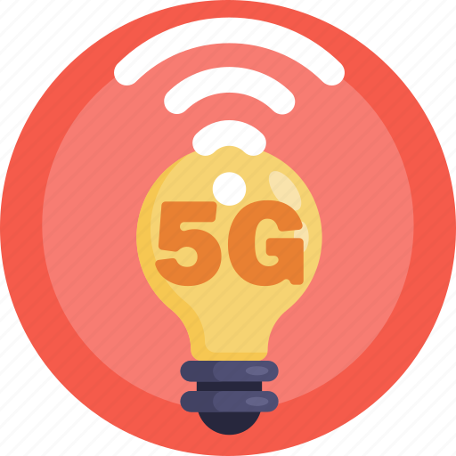 Bulb, 5g, network, technology, connection, communication, internet icon - Download on Iconfinder