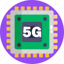 chip, 5g, network, technology, connection, communication, internet