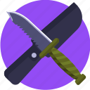 army, military, weapon, knife