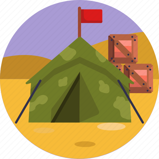 Army, military, camp, tent, soldier icon - Download on Iconfinder