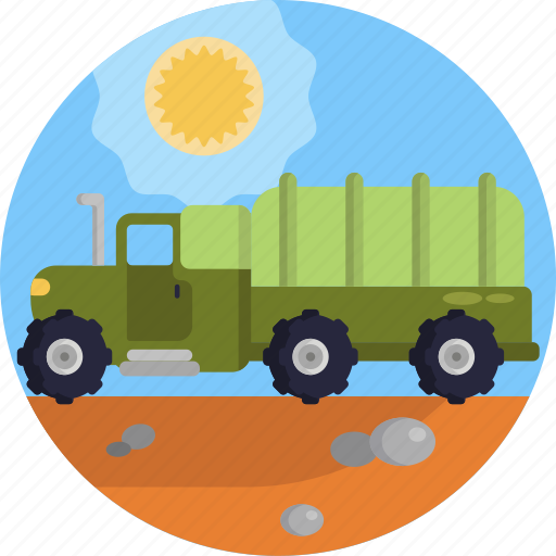 Army, military, truck, transport, vehicle, lorry icon - Download on Iconfinder