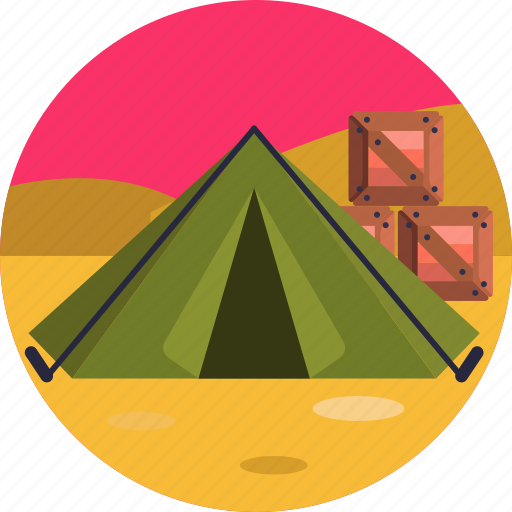 Army, military, tent, box icon - Download on Iconfinder