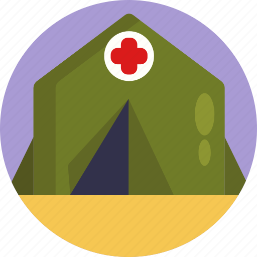 Army, military, medical tent, tent, healthcare icon - Download on Iconfinder